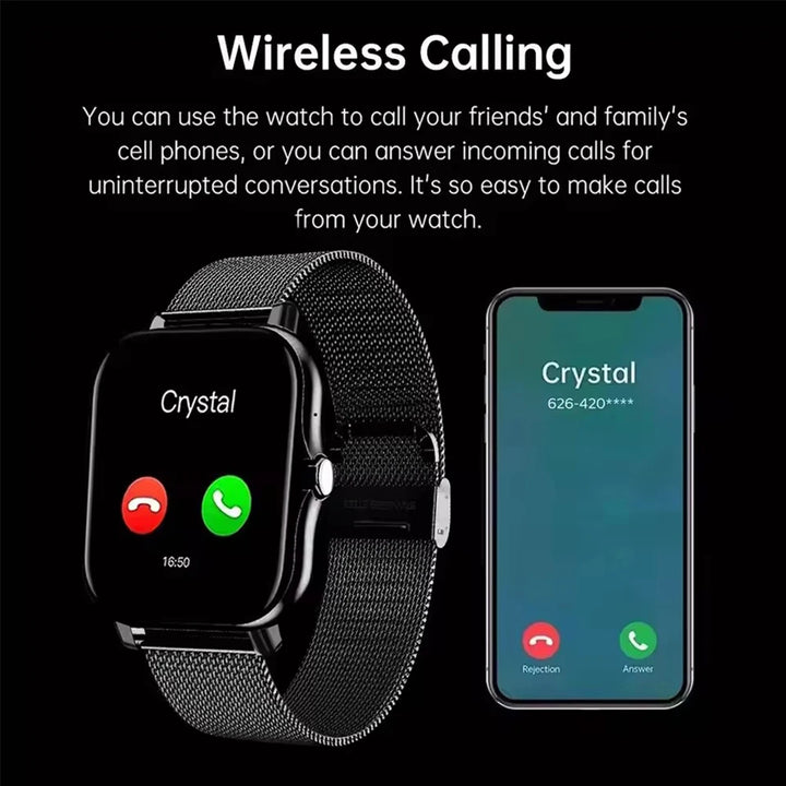 1.44" Smart Watch – Bluetooth Call & Health Monitor