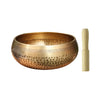 Hand-Carved Tibetan Singing Bowl with Stick