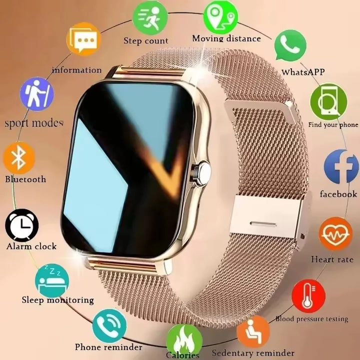 1.44" Smart Watch – Bluetooth Call & Health Monitor