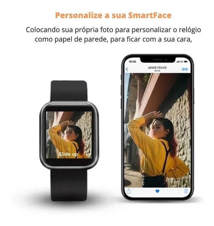 D20 Smart Watch Fitness Tracker – Digital Sport Bracelet for Men & Women
