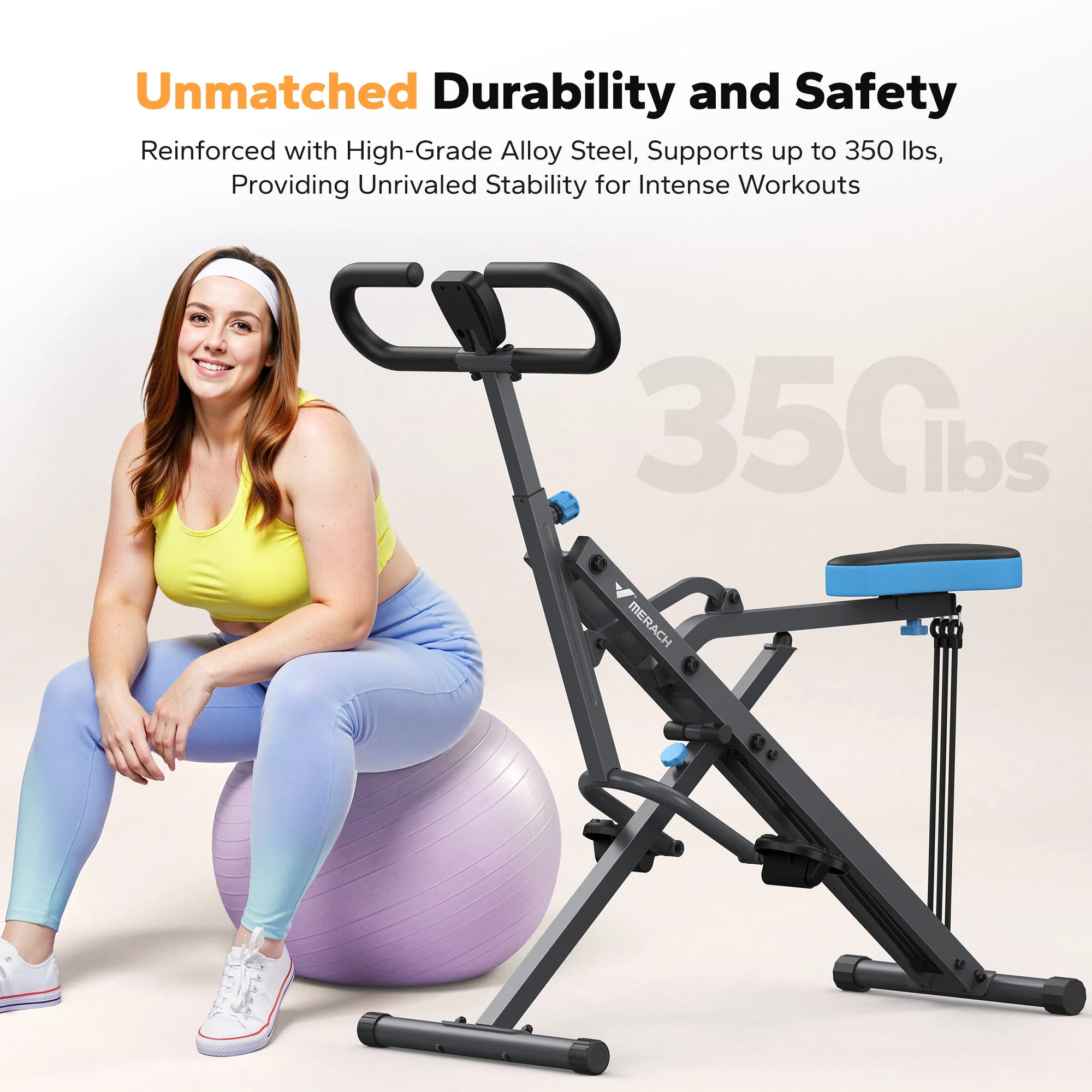 MERACH 2-in-1 Squat & Rowing Machine