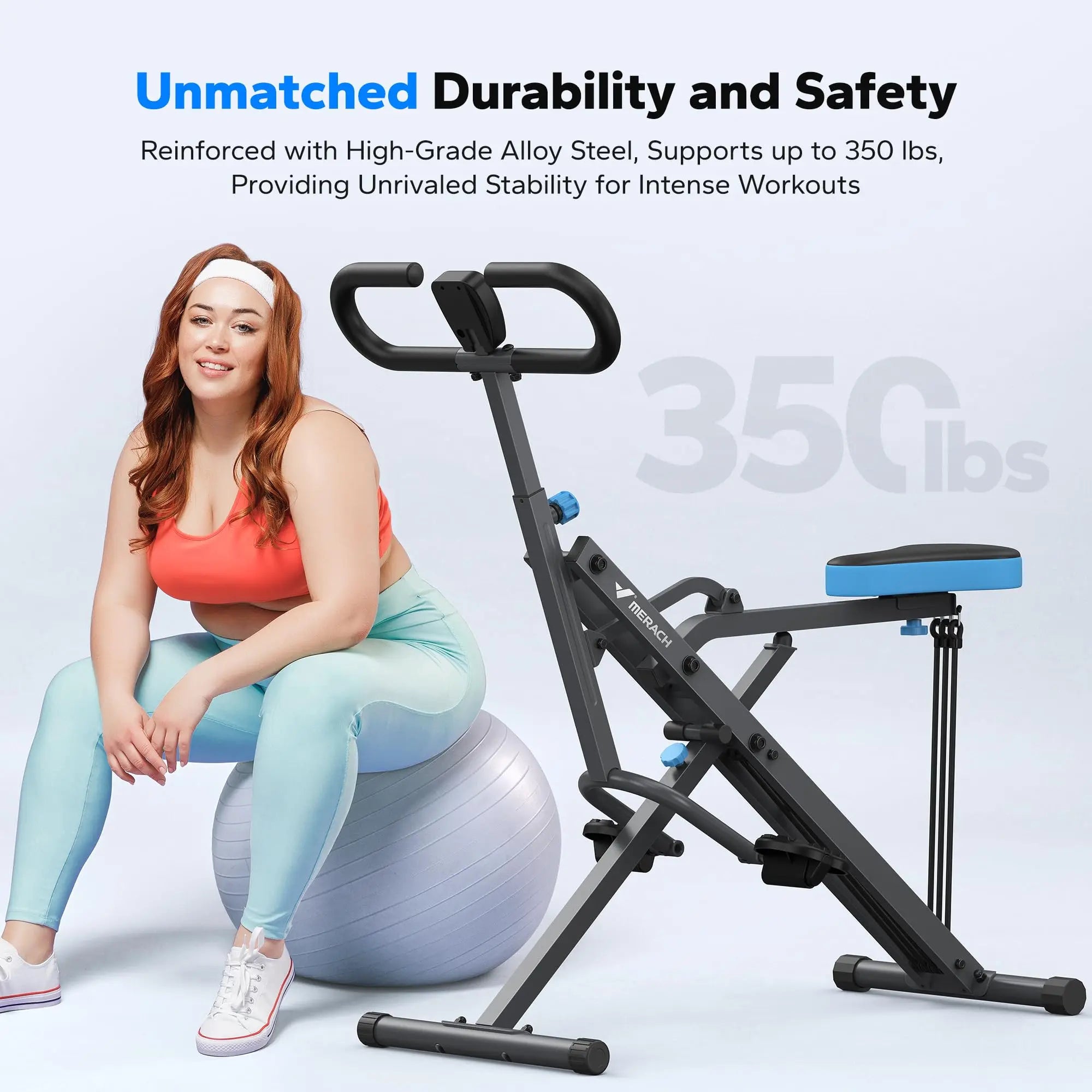 MERACH 2-in-1 Squat & Rowing Machine