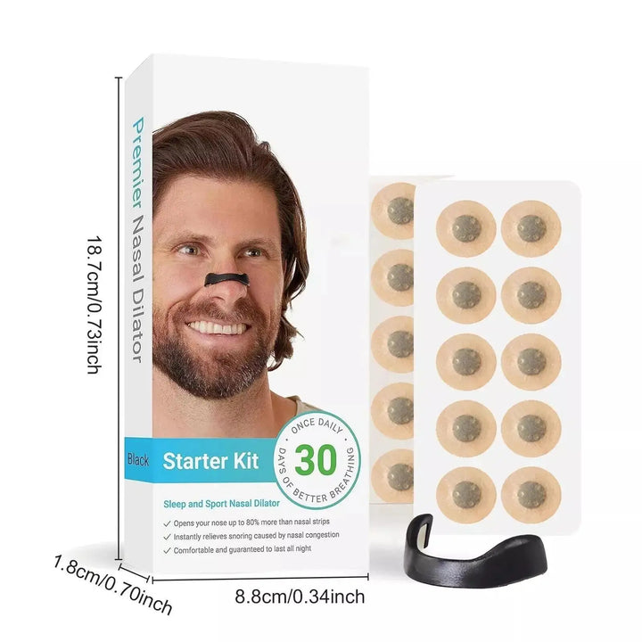 External Magnetic Nose Strips – Anti-Snoring Sleep Aid (4 Sizes)