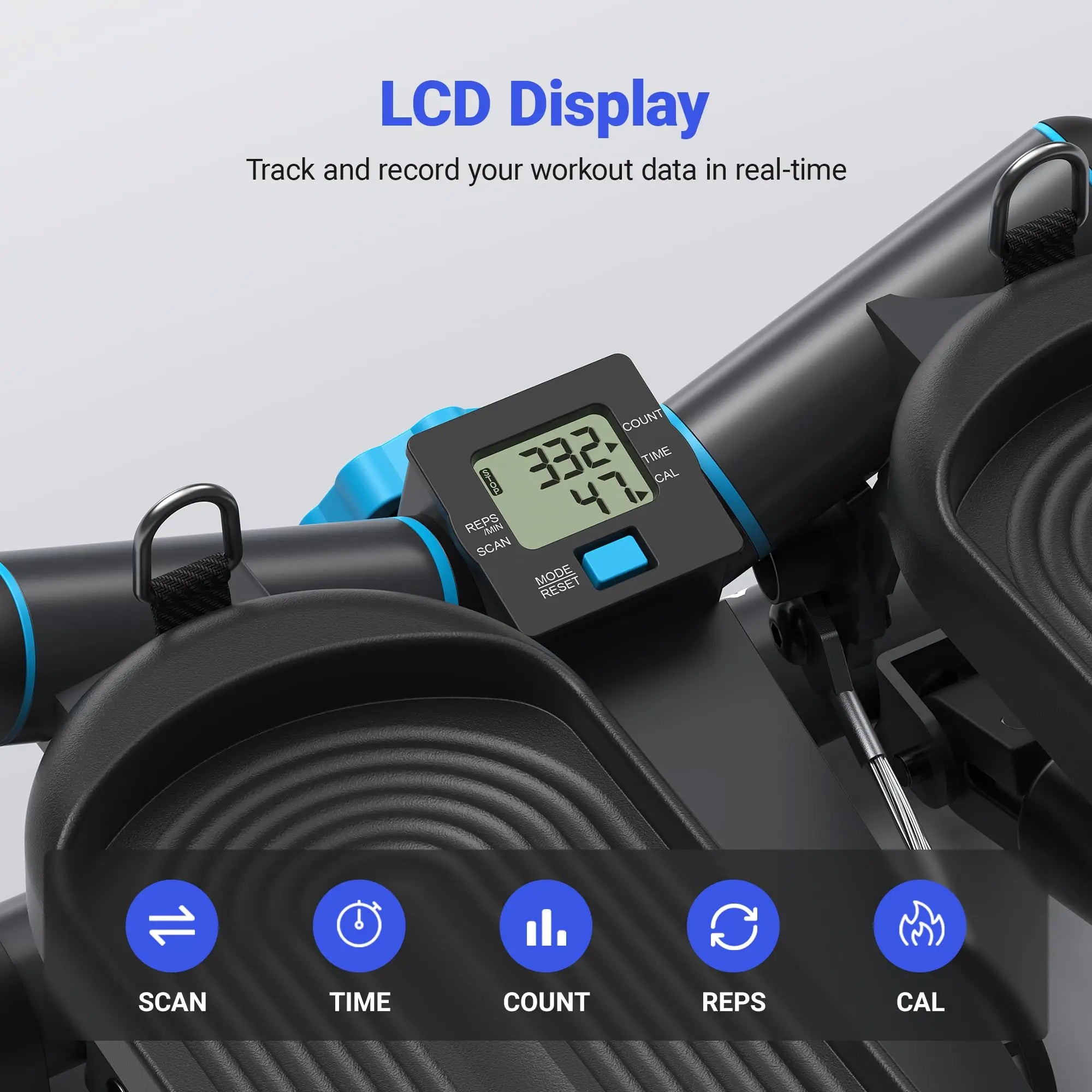 MERACH Mini Twist Stepper – 330LBS Capacity with Resistance Bands