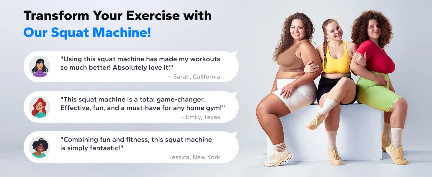 MERACH 2-in-1 Squat & Rowing Machine