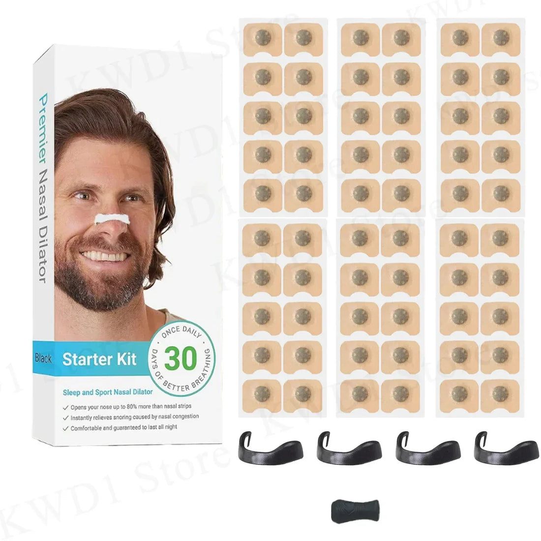 External Magnetic Nose Strips – Anti-Snoring Sleep Aid (4 Sizes)