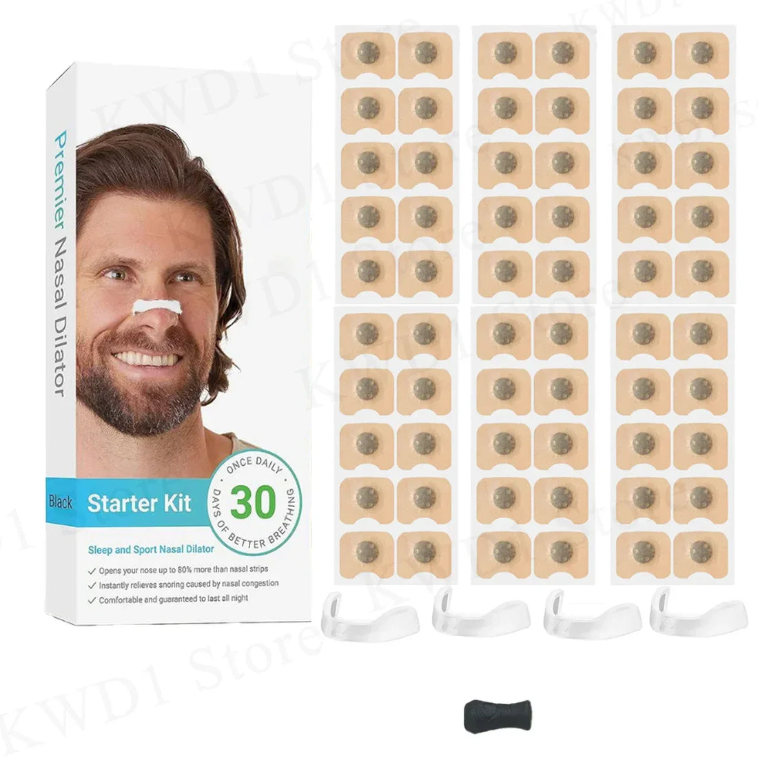 External Magnetic Nose Strips – Anti-Snoring Sleep Aid (4 Sizes)