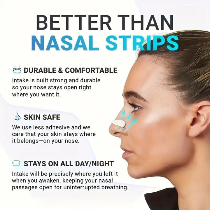 External Magnetic Nose Strips – Anti-Snoring Sleep Aid (4 Sizes)