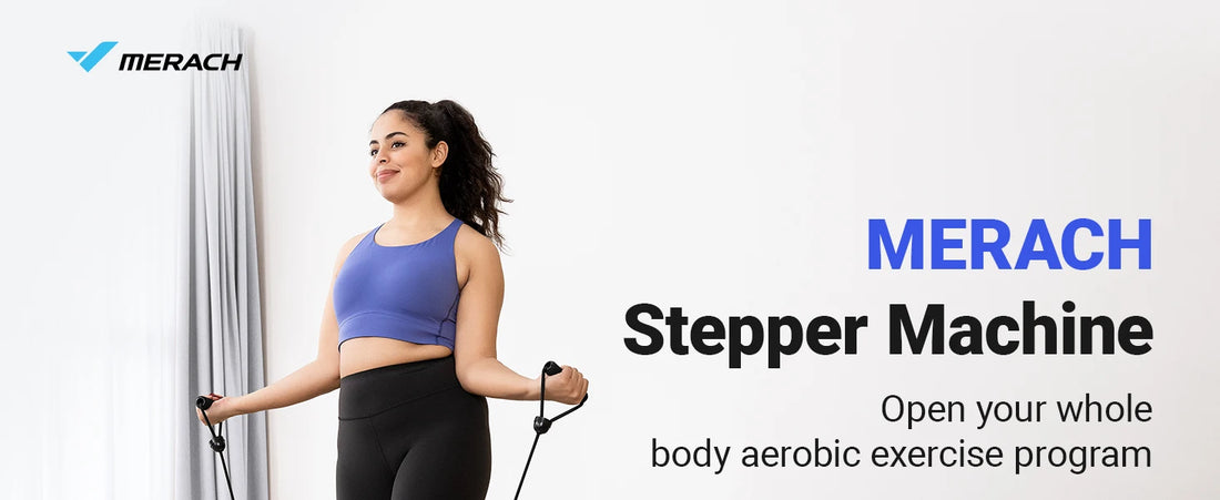 MERACH Mini Twist Stepper – 330LBS Capacity with Resistance Bands