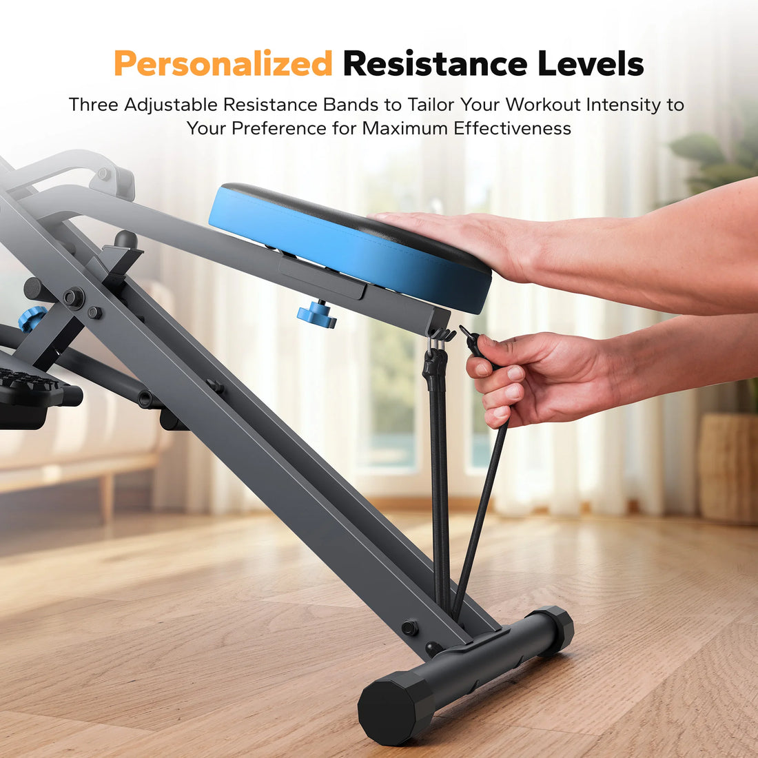 MERACH 2-in-1 Squat & Rowing Machine