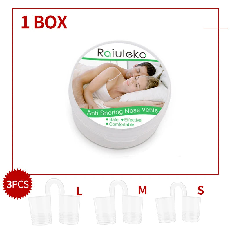 3/4PCS Anti-Snoring Nose Vents Set