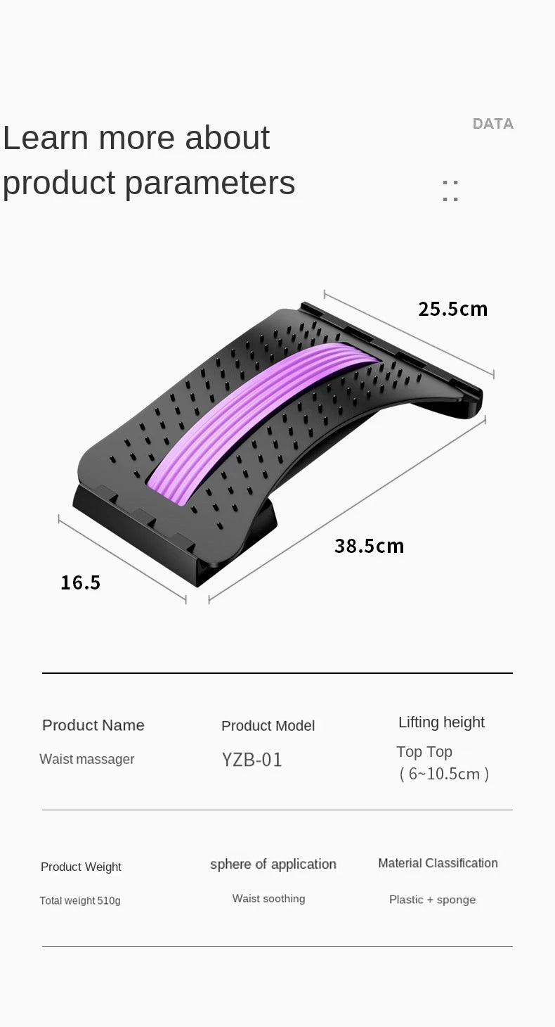 Lumbar Stretching & Spine Correction Device