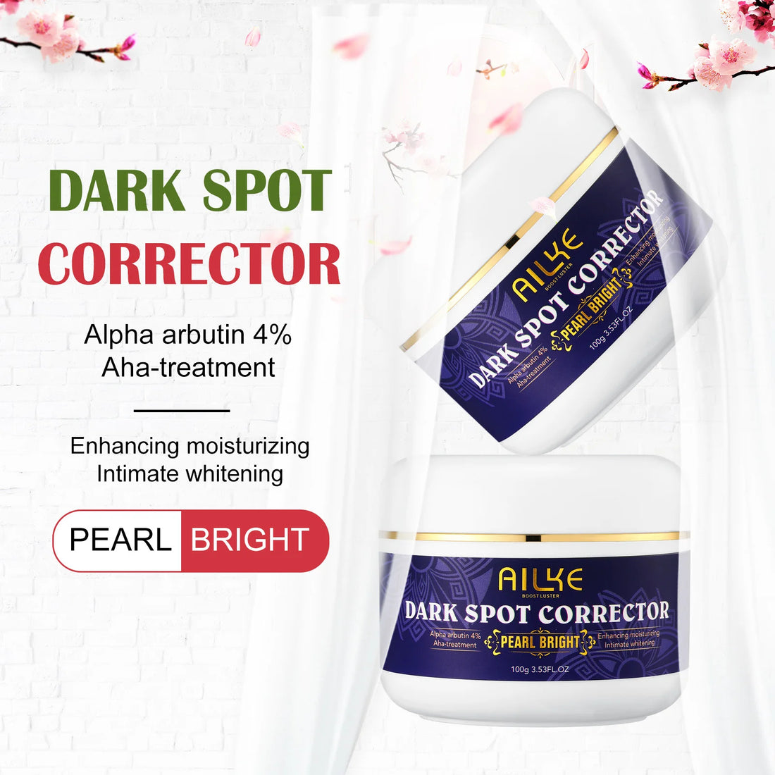 AILKE Glutathione Whitening Cream – Moisturizing & Skin Brightening