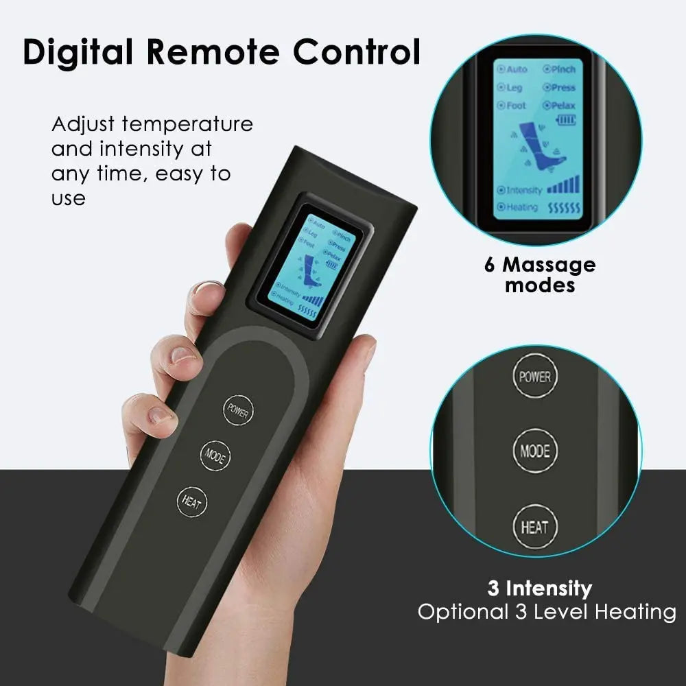 360° Air Pressure Foot and Leg Massager – Promotes Circulation and Muscle Relaxation