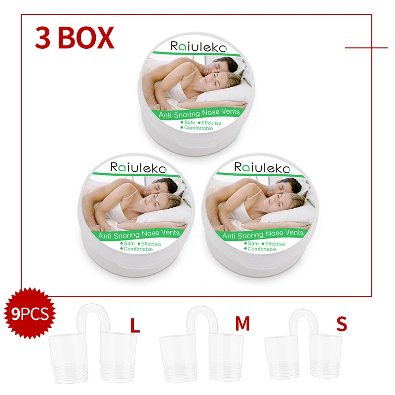 3/4PCS Anti-Snoring Nose Vents Set