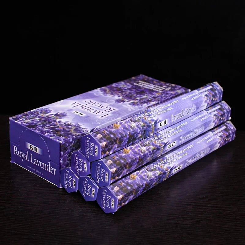 20pcs Indian Incense Sticks – White Sage, Lavender, Sea Breeze