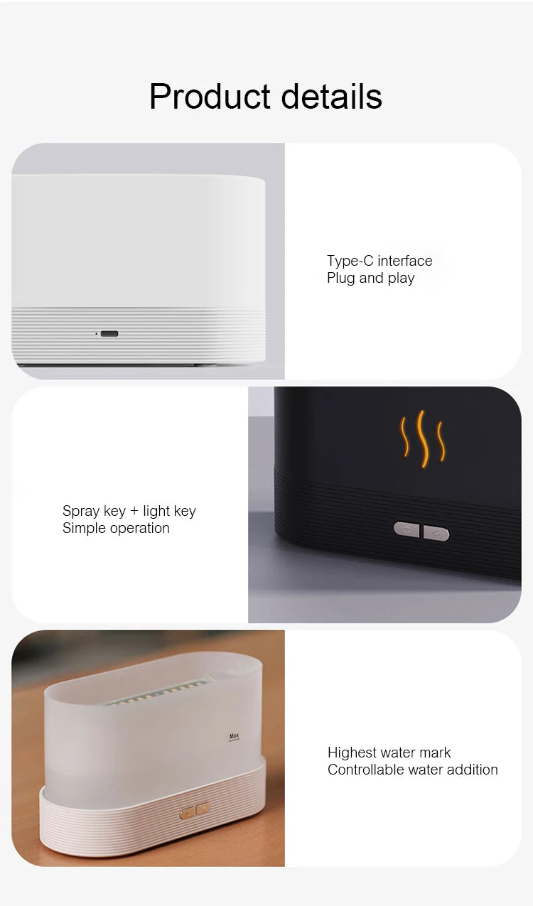 Kinscoter Ultrasonic Aroma Diffuser & Humidifier