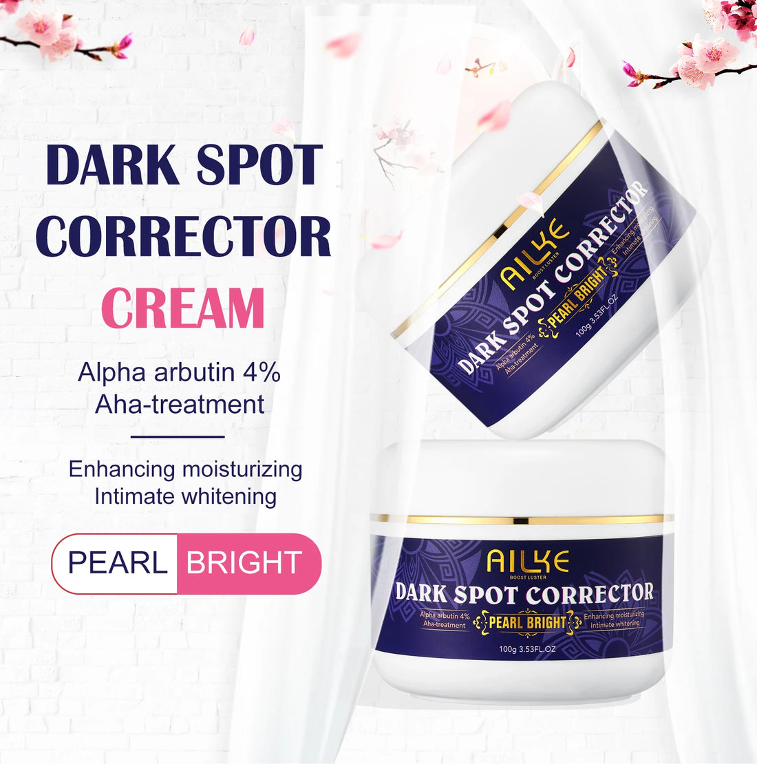 AILKE Glutathione Whitening Cream – Moisturizing & Skin Brightening