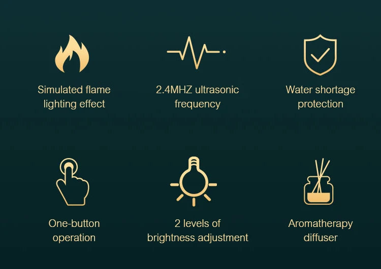Kinscoter Ultrasonic Aroma Diffuser & Humidifier