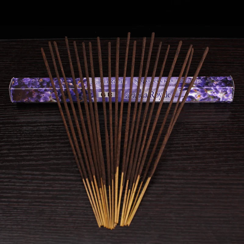 20pcs Indian Incense Sticks – White Sage, Lavender, Sea Breeze