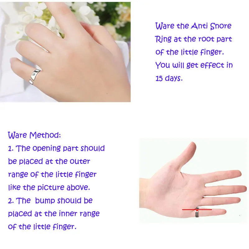 Anti-Snore Magnetic Acupressure Sleep Ring