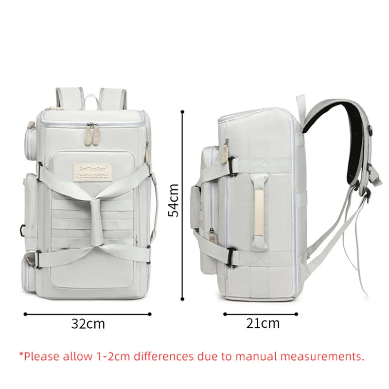 Scione Large Capacity Gym & Travel Backpack (36–55L)