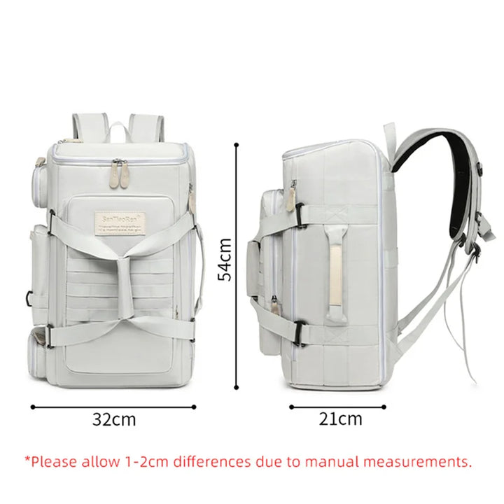 Scione Large Capacity Gym & Travel Backpack (36–55L)