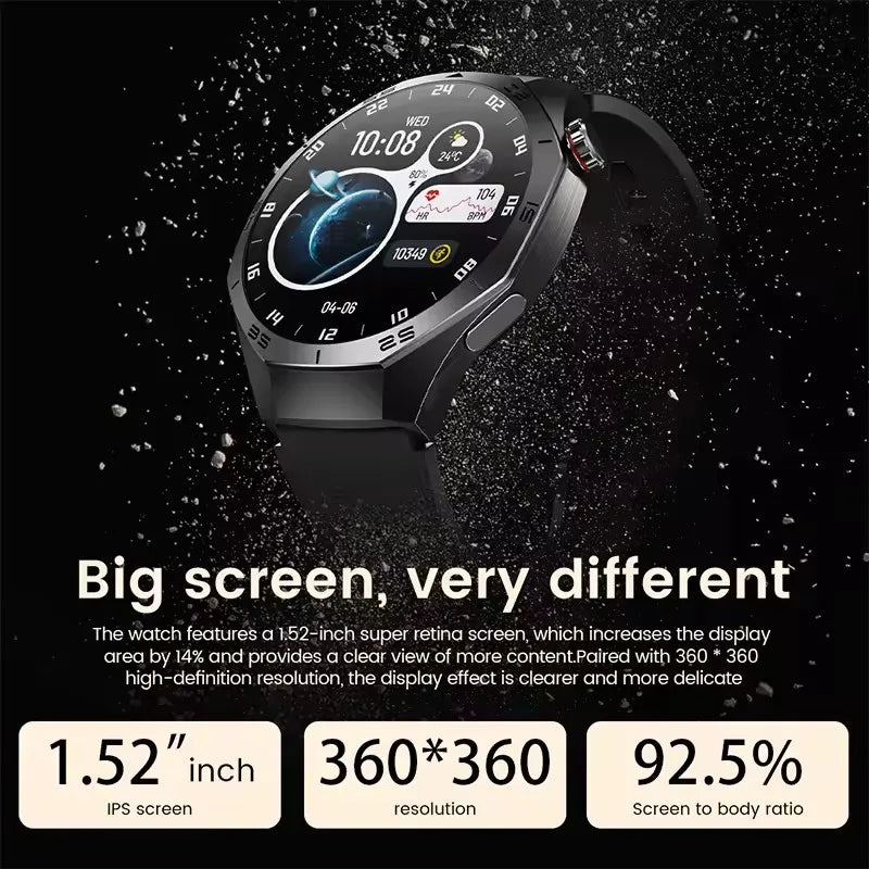 2025 Huawei GT5 Pro Smart Watch – AMOLED GPS Bluetooth Call Waterproof