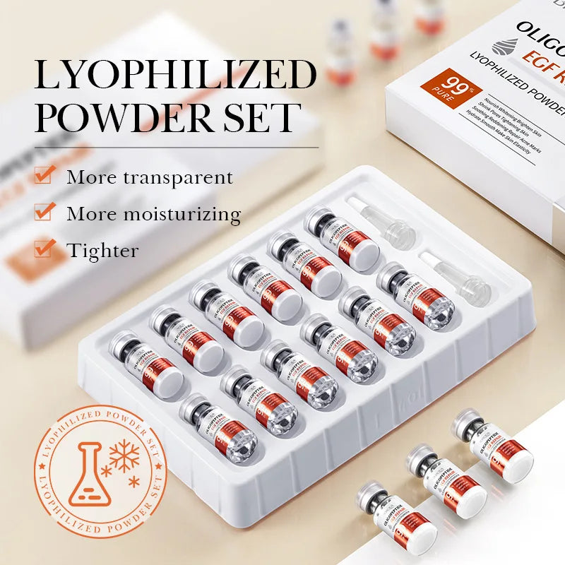 Microneedling Serum & Yeast Freeze-Dried Skincare Set