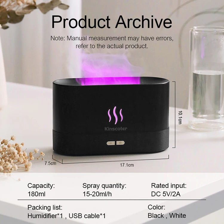 Kinscoter Ultrasonic Aroma Diffuser & Humidifier
