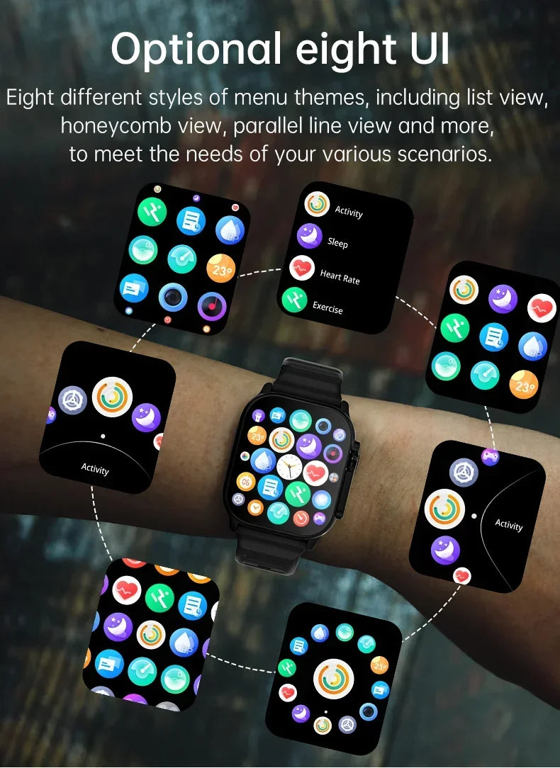 2025 T900 Ultra 2 Smart Watch – 49mm AMOLED NFC Waterproof