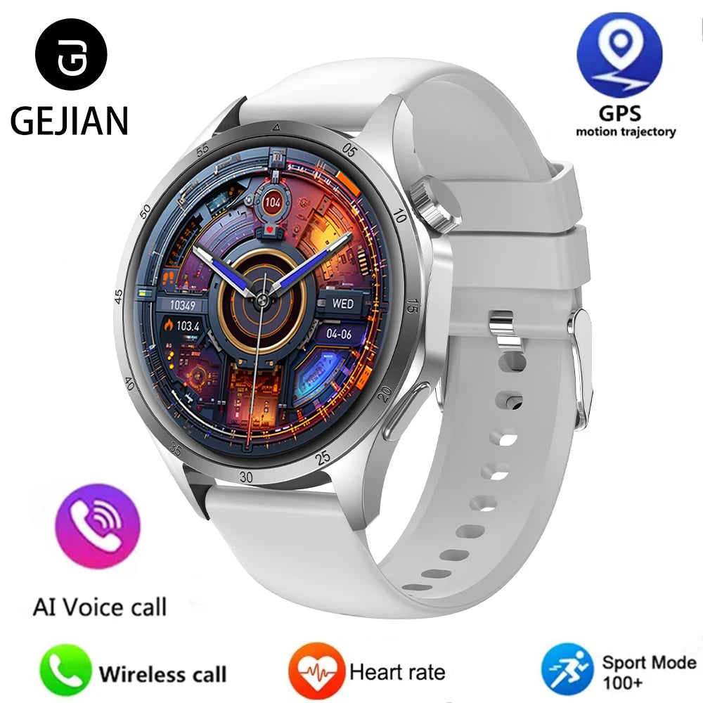 2025 Men's Smart Watch – AMOLED Screen, GPS & Bluetooth Call
