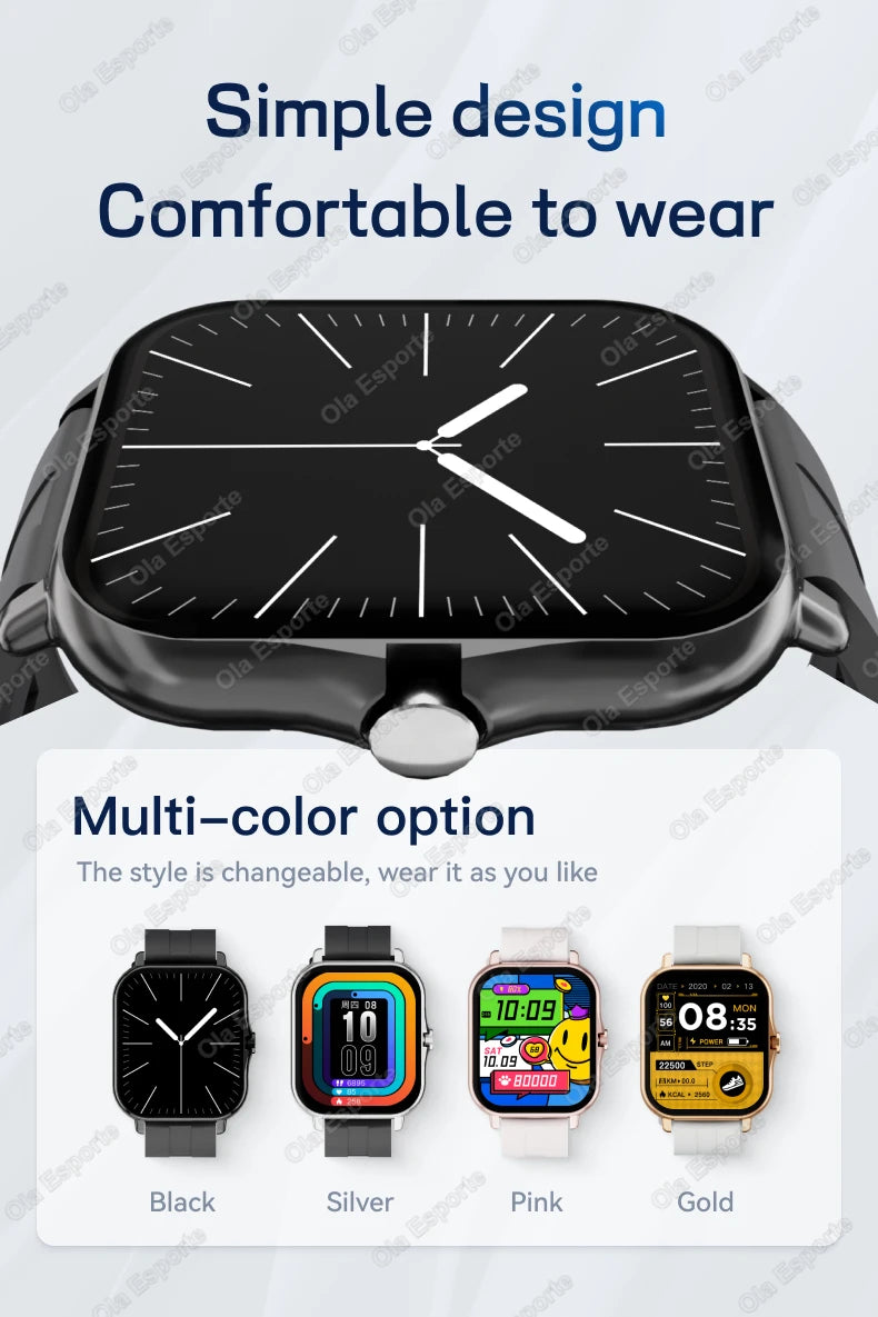 1.83" Waterproof Smart Watch – Call & Health Tracker