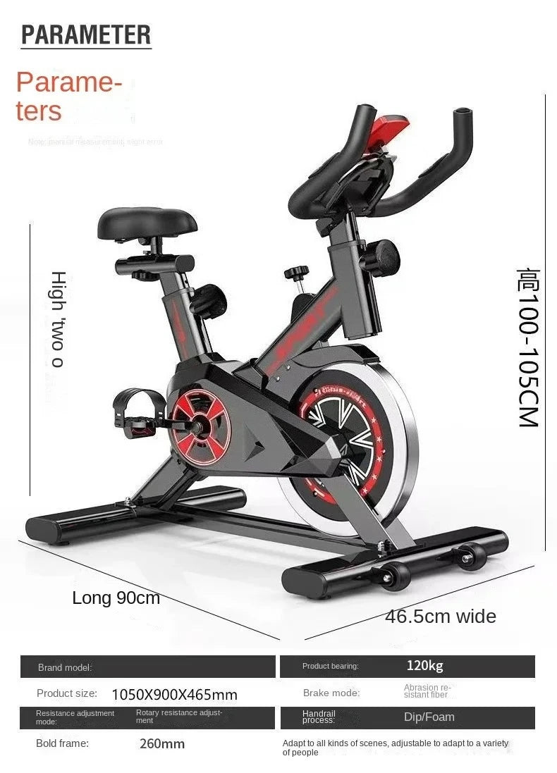 Indoor Spin Bike – Silent Smart Exercise Bike for Home Fitness