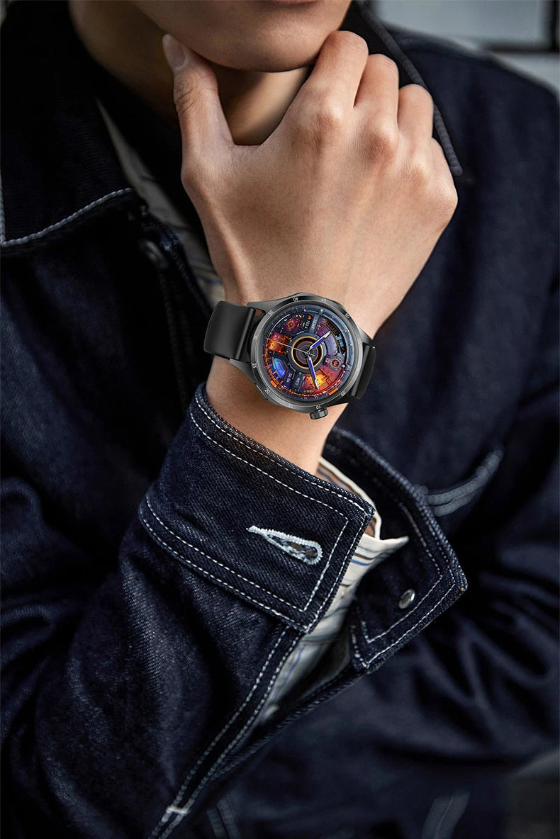 2025 Men's Smart Watch – AMOLED Screen, GPS & Bluetooth Call