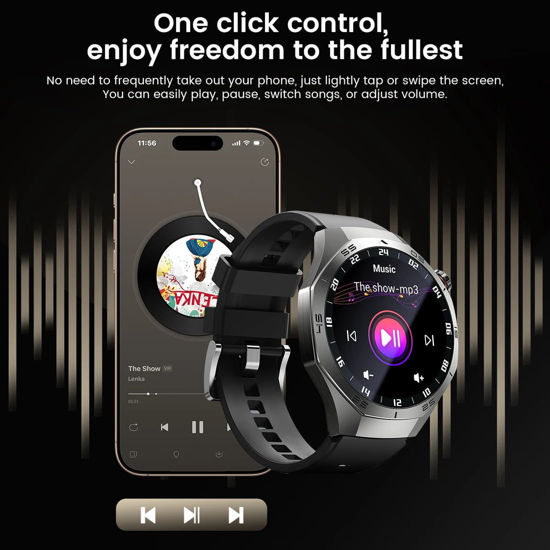 2025 Huawei GT5 Pro Smart Watch – AMOLED GPS Bluetooth Call Waterproof