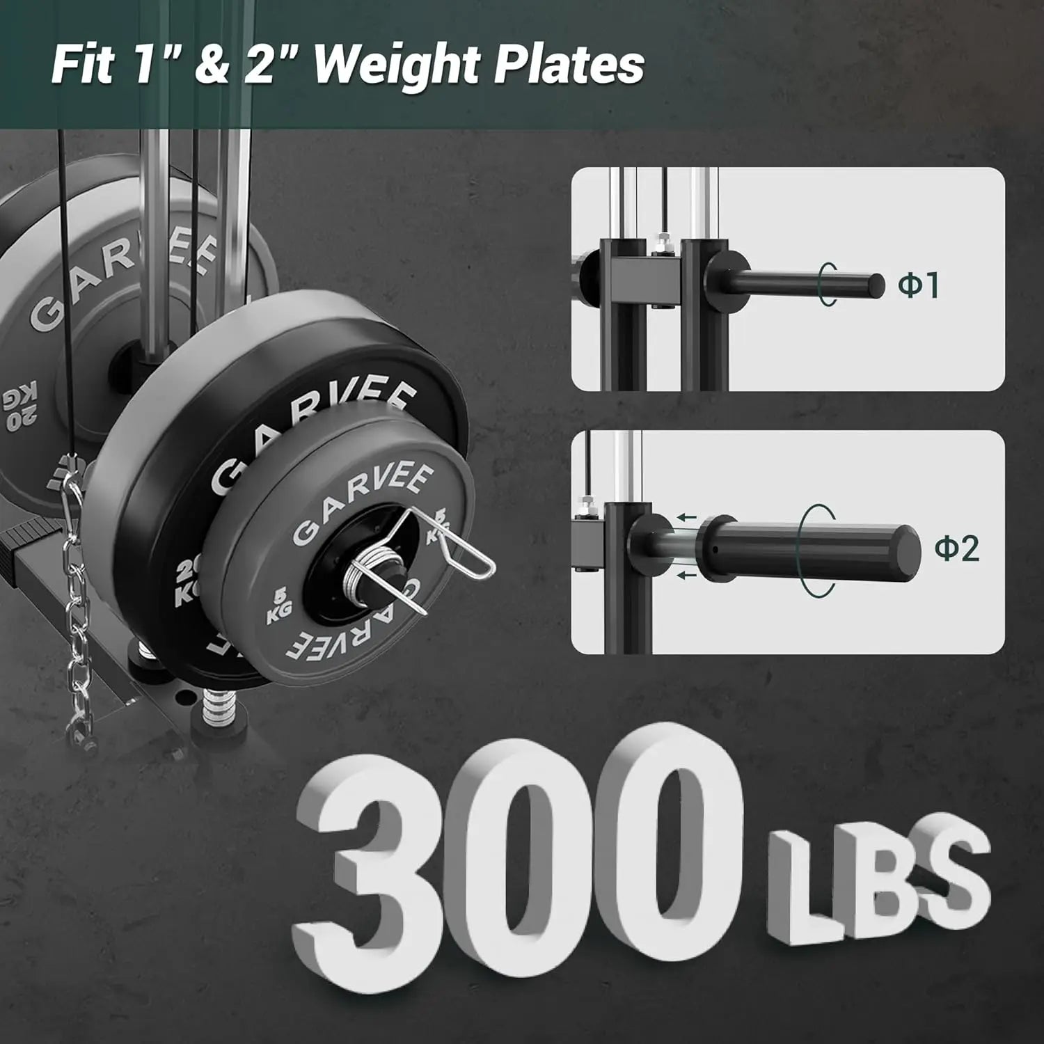 Full Body Home Gym Machine with Pulley & Leg Press