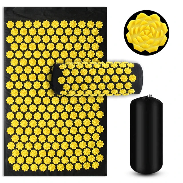 Acupressure Yoga Mat & Pillow Set – Kuznetsov Applicator