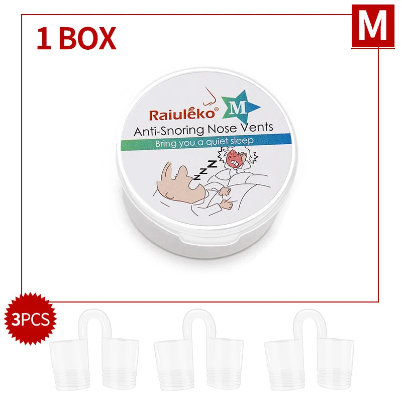 3/4PCS Anti-Snoring Nose Vents Set