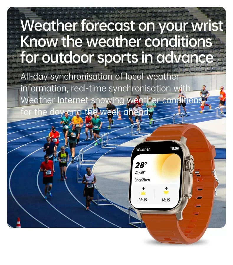 2025 T900 Ultra 2 Smart Watch – 49mm AMOLED NFC Waterproof