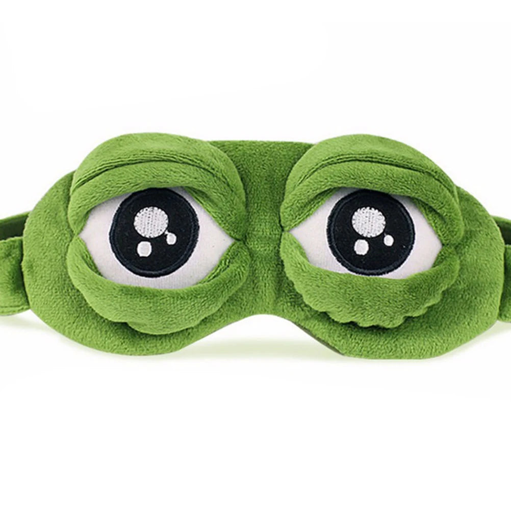 3D Sad Frog Sleep Mask Eye Cover