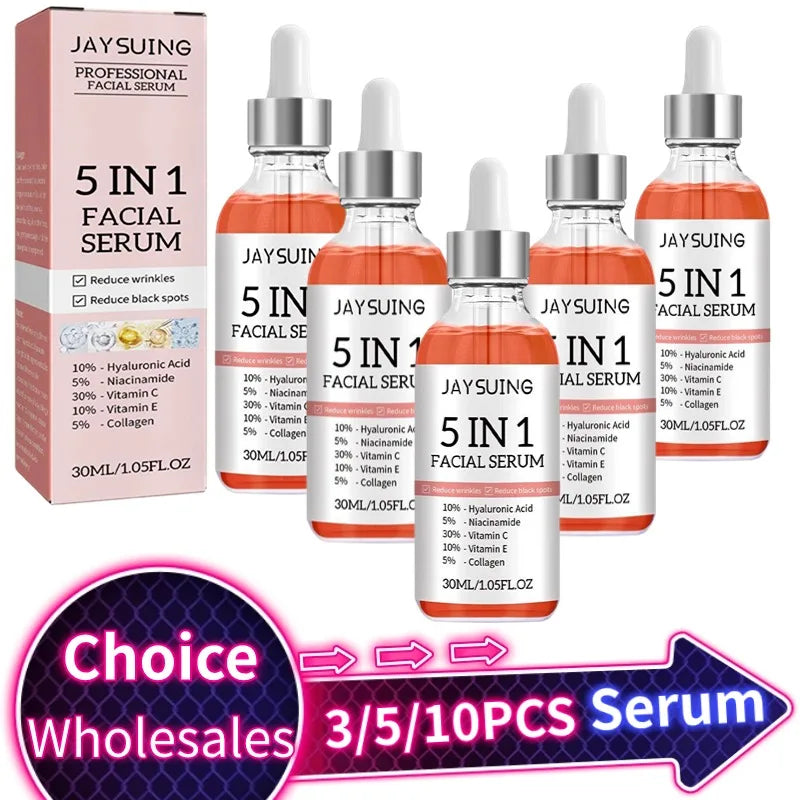 5-in-1 Hyaluronic Acid & Vitamin C Face Serum