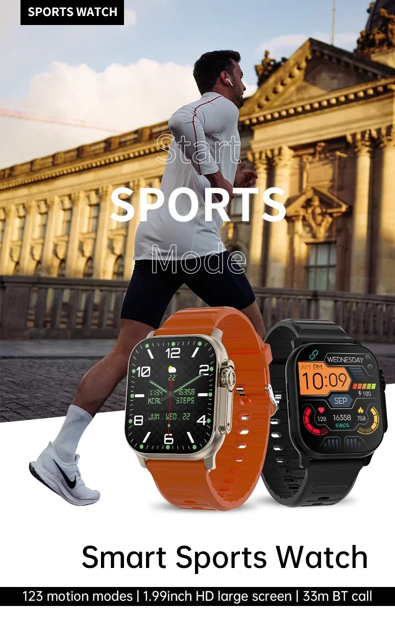 2025 T900 Ultra 2 Smart Watch – 49mm AMOLED NFC Waterproof