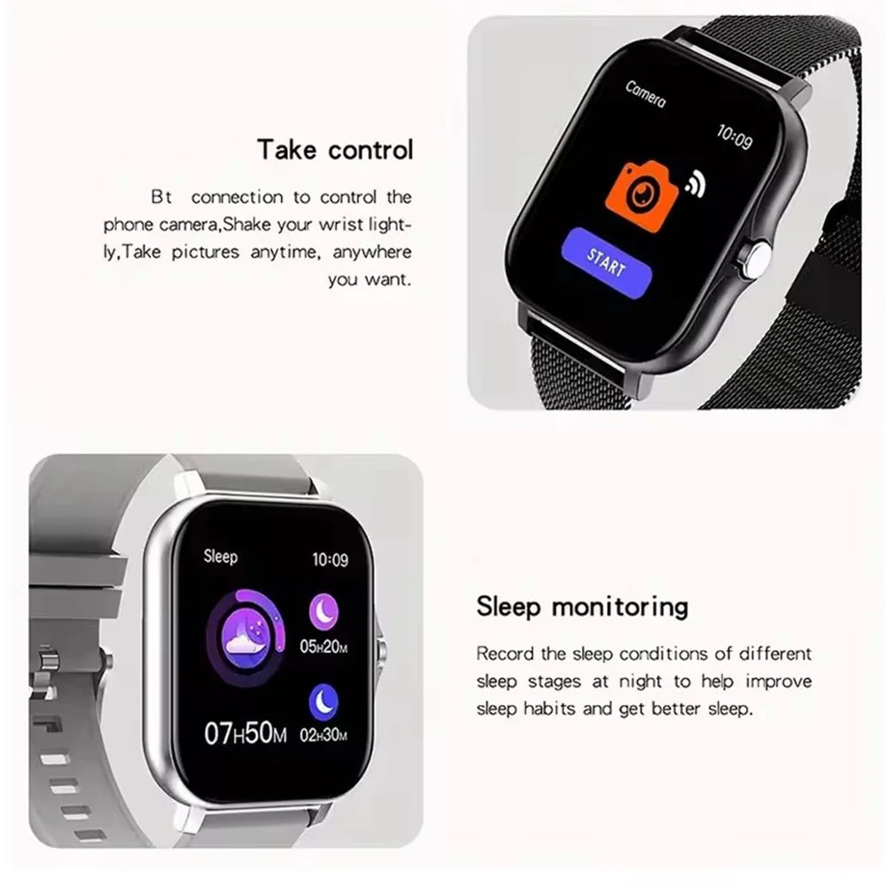 1.44" Smart Watch – Bluetooth Call & Health Monitor
