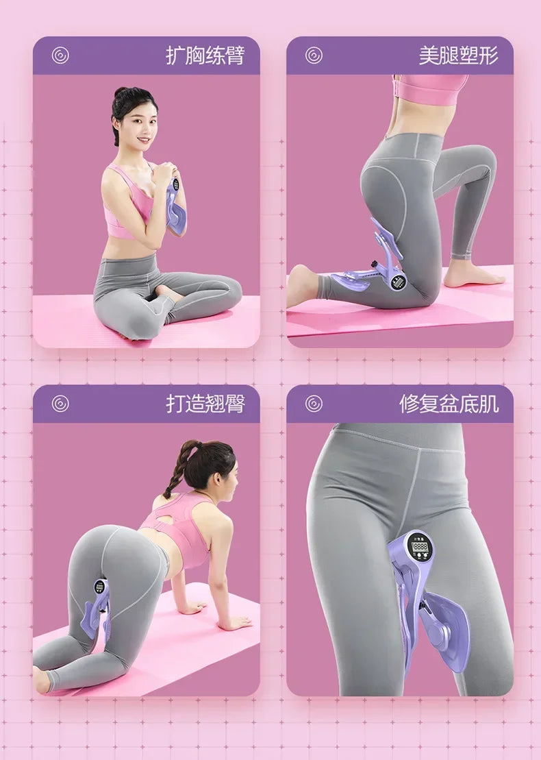 Digital Hip & Leg Trainer – Pelvic Floor & Thigh Muscle Exerciser