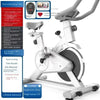 Indoor Spin Bike – Silent Smart Exercise Bike for Home Fitness