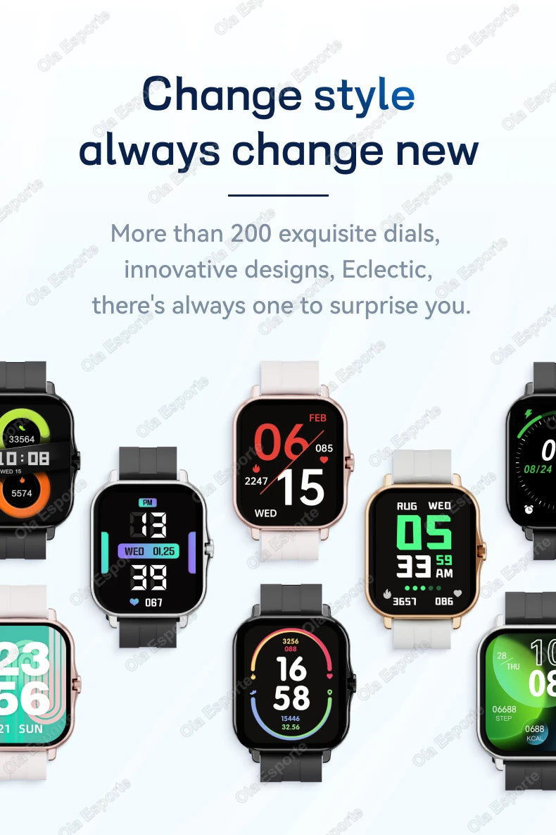 1.83" Waterproof Smart Watch – Call & Health Tracker