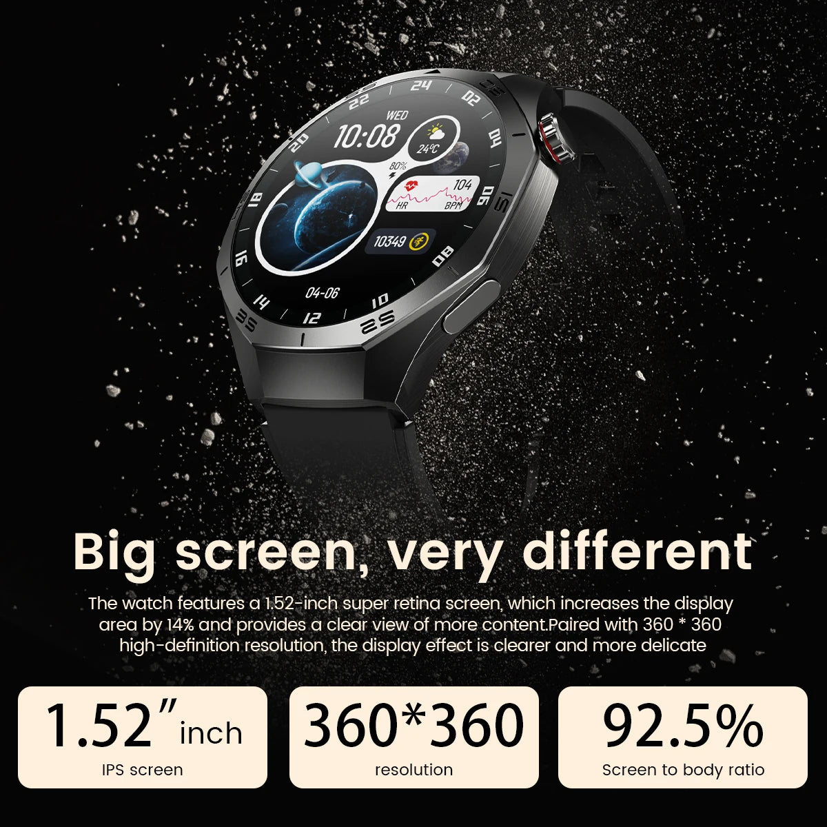 2025 Huawei GT5 Pro Smart Watch – AMOLED GPS Bluetooth Call Waterproof