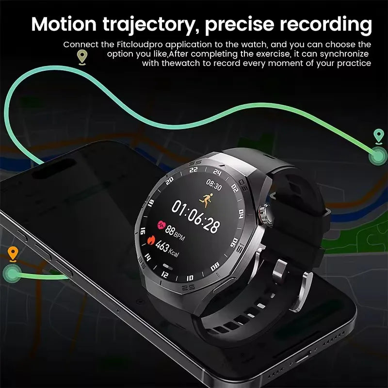 2025 Huawei GT5 Pro Smart Watch – AMOLED GPS Bluetooth Call Waterproof