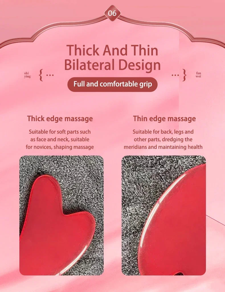 3pcs Resin Face & Body Massage Roller Set